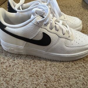 Nike black and white air force 1's Sneakers